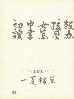 初中女孩叛逆不读书怎么办