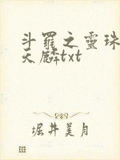 斗罗之灵珠神剑天麟txt