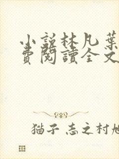 小说林凡叶惜免费阅读全文最新章节