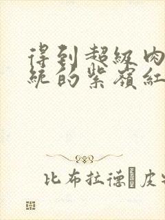 得到超级肉禽系统的紫岭红山