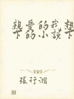 亲爱的我想你我下的小说下载