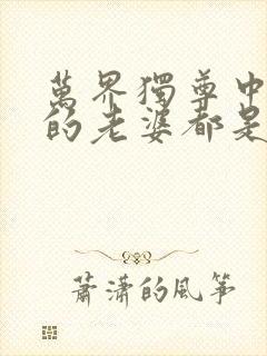 万界独尊中林枫的老婆都是谁