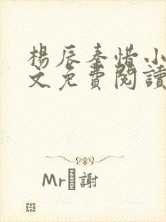 杨辰秦惜小说全文免费阅读无弹窗