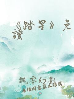 《踏星》免费阅读