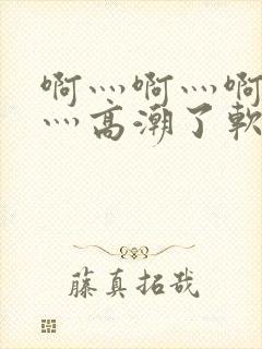 啊灬啊灬啊灬快灬高潮了软件