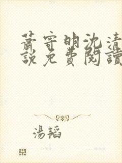 萧寄明沈清黎小说免费阅读最新章节