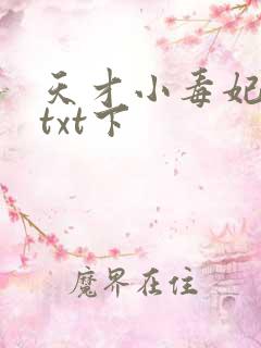 天才小毒妃下载txt下