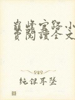 巅峰官路小说免费阅读全文无删减