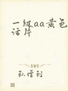 一级aa黄色生活片