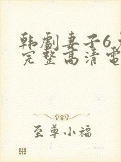 韩剧妻子6免费完整高清电视剧在线看中文