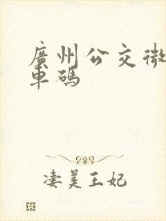 广州公交微信乘车码