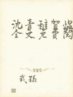 沈青稚贺愠小说全文免费阅读