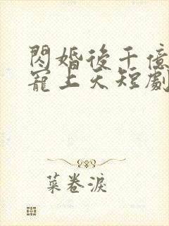 闪婚后千亿老公宠上天短剧