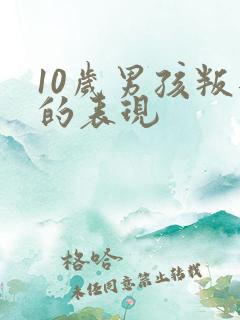 10岁男孩叛逆的表现