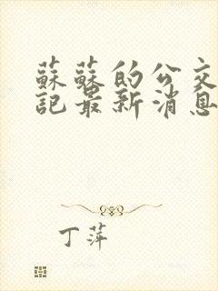 苏苏的公交车日记最新消息