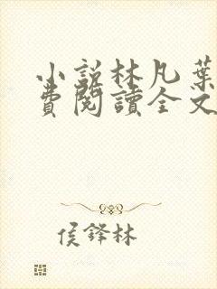 小说林凡叶惜免费阅读全文最新章节