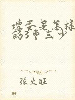 坏蛋是怎样炼成的3曹三少