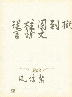 从校园到职场的言情文