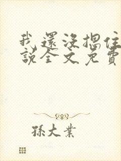 我还没摁住她小说全文免费阅读