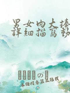 男女肉大捧进出详细描写动态