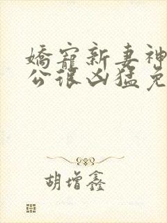 娇宠新妻神秘老公很凶猛免费阅读