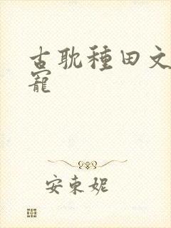 古耽种田文,甜宠