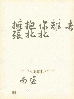 拥抱你离去原唱张北北