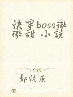 快穿boss微微甜 小说