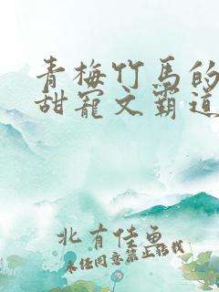 青梅竹马的小说甜宠文霸道总裁