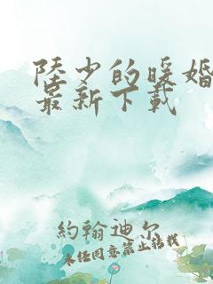 陆少的暖婚新妻最新下载