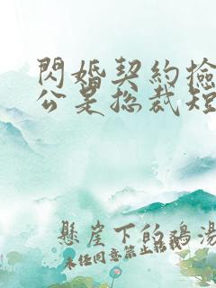 闪婚契约捡个老公是总裁短剧