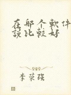 在哪个软件写小说比较好