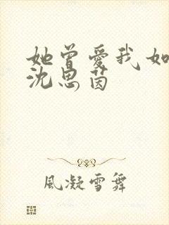 她曾爱我如生命沈思茵