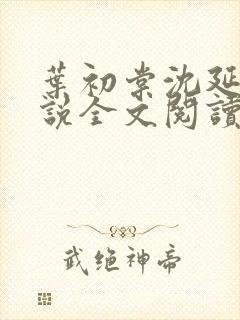 叶初棠沈延川小说全文阅读