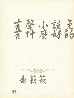 有声小说免费听有什么好的软件