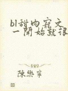 bl甜肉宠文 一开始就很宠