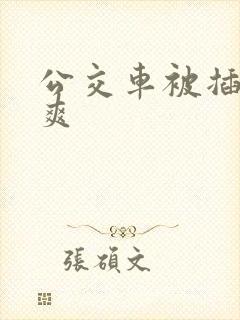 公交车被插入好爽