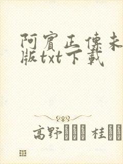 阿宾正传未删减版txt下载