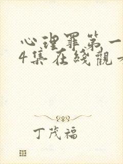 心理罪第一季24集在线观看国语