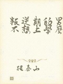 叛逆期的男孩子不想上学么办