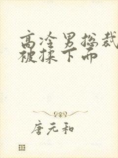 高冷男总裁憋尿被揉下面