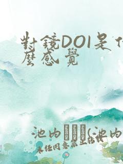 对镜DOI是什么感觉