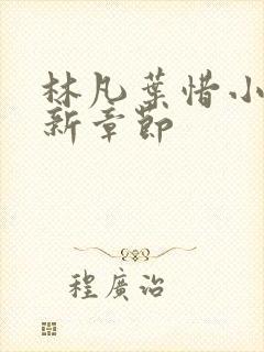 林凡叶惜小说最新章节