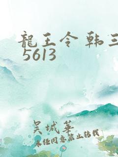 龙王令 韩三千 5613
