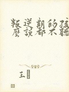 叛逆期的孩子怎么说都不听怎么办