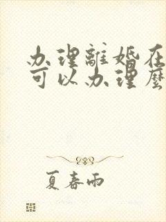 办理离婚在网上可以办理么