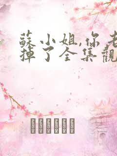 苏小姐,你老公掉了全集观看