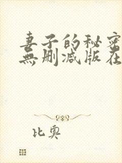 妻子的秘密日剧无删减版在线观看