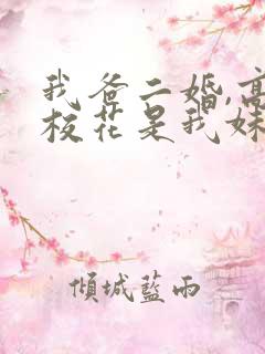 我爸二婚,高冷校花是我妹短剧