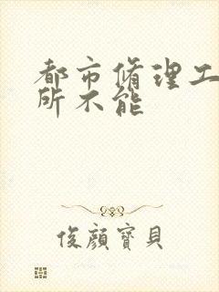 都市修理工之无所不能